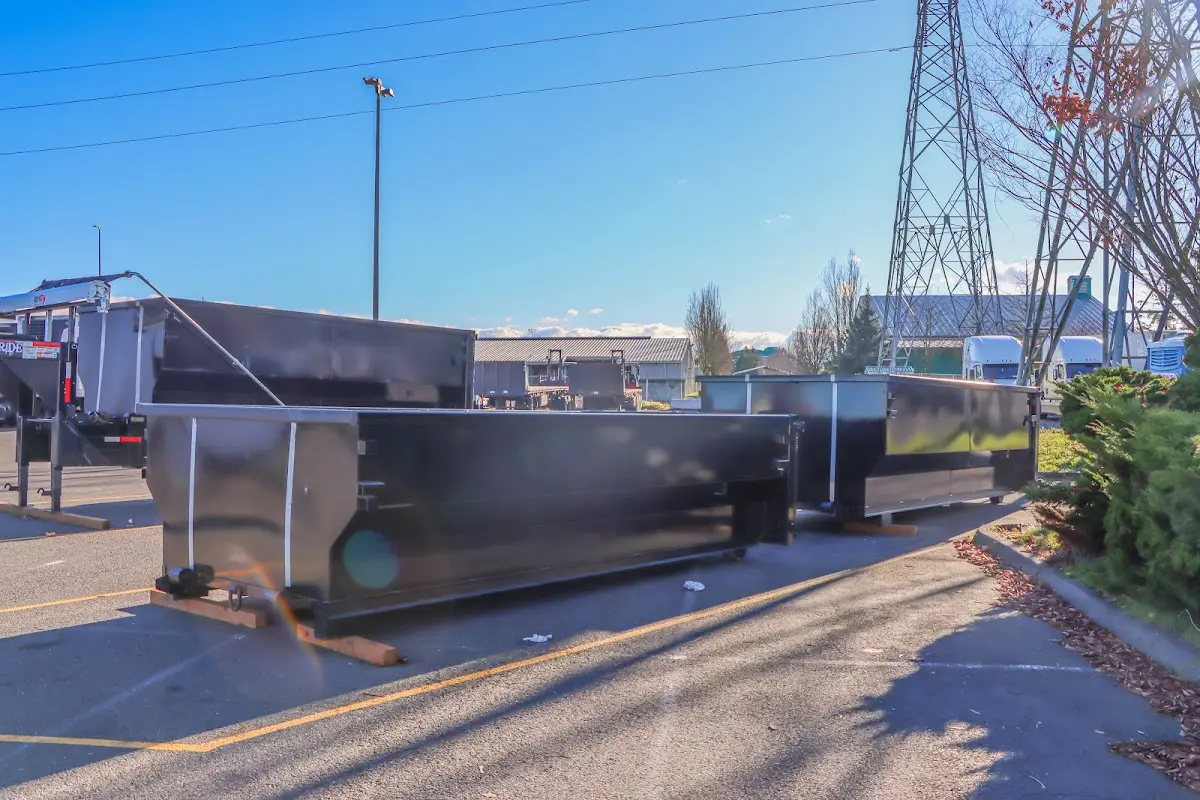 Roll-off dumpster ready for waste disposal at job site for Construction Dumpster Rental in Bithlo